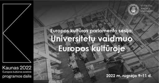 Europos kultūros parlamento sesija: Universitetų vaidmuo Europos kultūroje 00:00