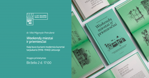 Dr. Viltės Migonytės-Petrulienės knygos ,,Weekendų miestai ir priemiesčiai" pristatymas 17:00