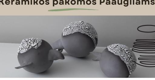 Keramikos pamokos Paaugliams/ceramics courses 2023-10-17 15:00