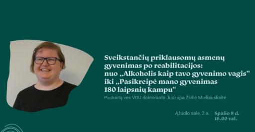 VDU antropologės Juozapos Živilės Mieliauskaitės paskaita