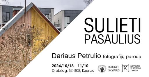 SULIETI PASAULIUS // DARIAUS PETRULIO FOTOGRAFIJŲ PARODA