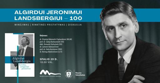 Algirdui Jeronimui Landsbergiui – 100 18:00