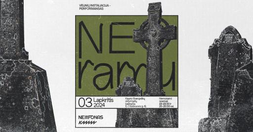 Vėlinių instaliacija-performansas Neramu 19:00