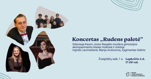 Koncertas „Rudens paletė“