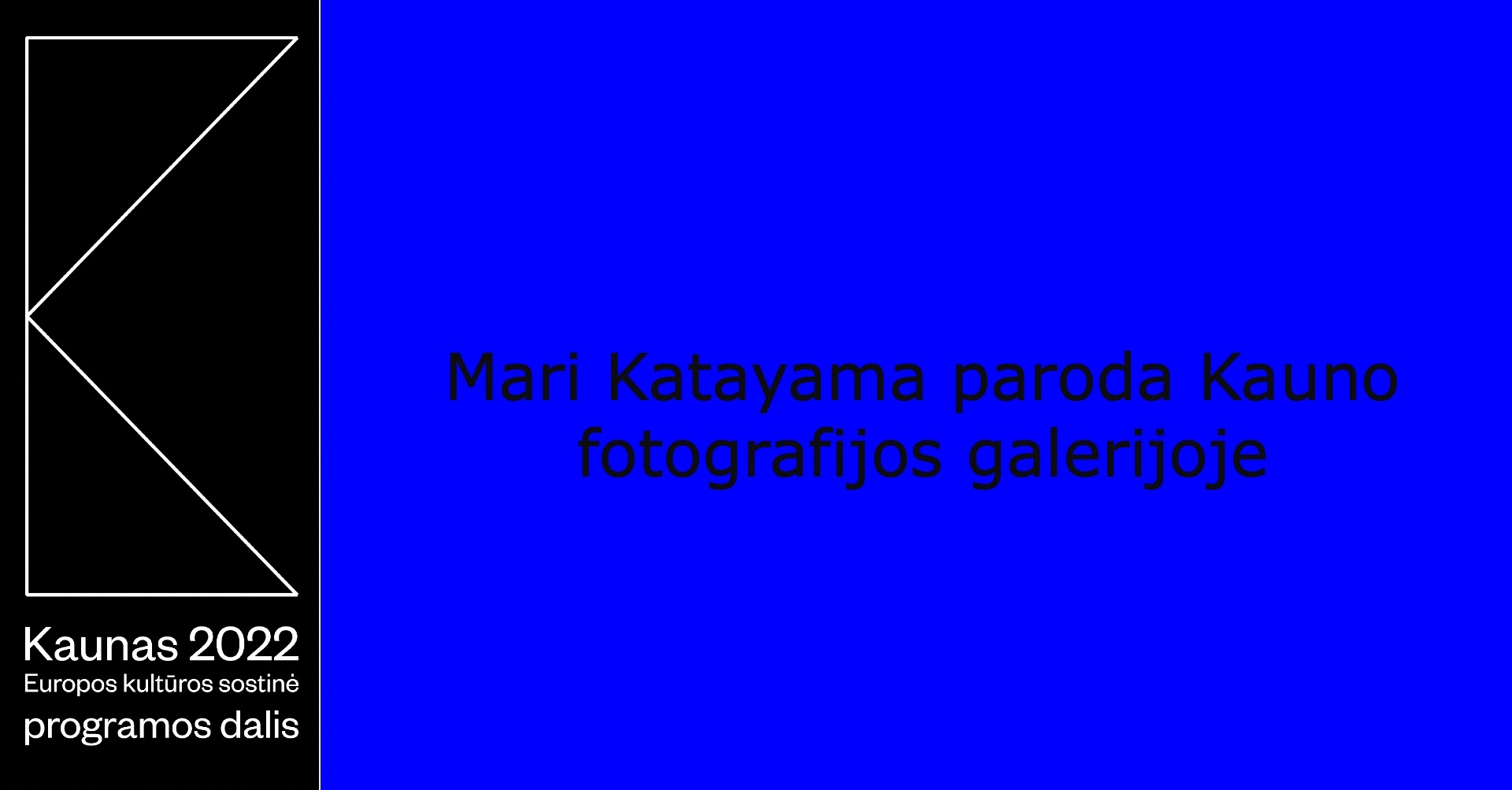 Mari Katayama paroda Kauno fotografijos galerijoje