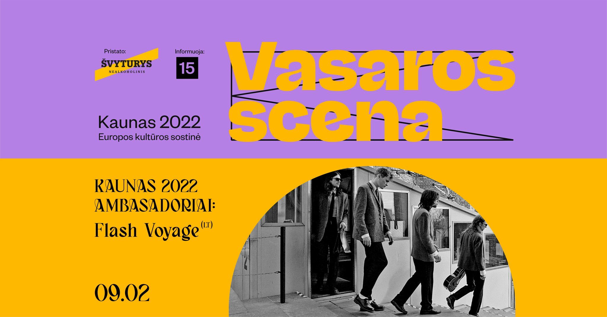 Vasaros scenoje: Flash Voyage | Kaunas 2022 ambasadoriai