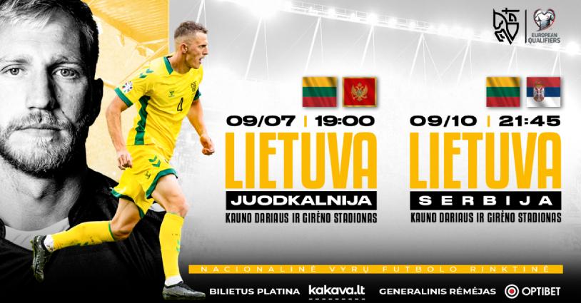 Europos čempionato atrankos rungtynės: Lietuva – Juodkalnija