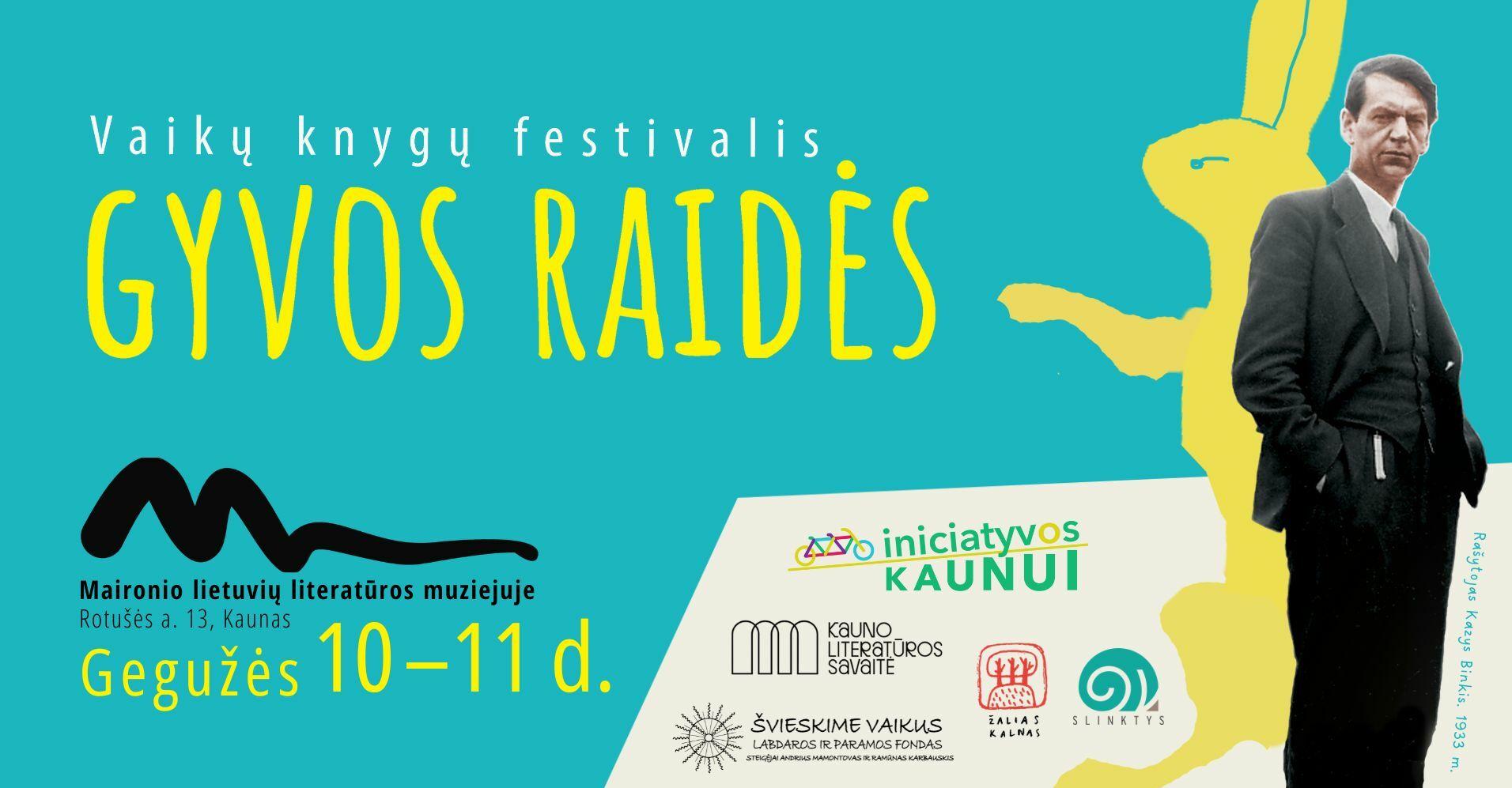 Vaikų knygų festivalis „Gyvos raidės“