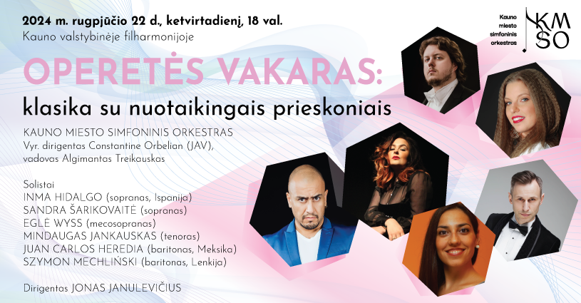 OPERETĖS VAKARAS: klasika su nuotaikingais prieskoniais