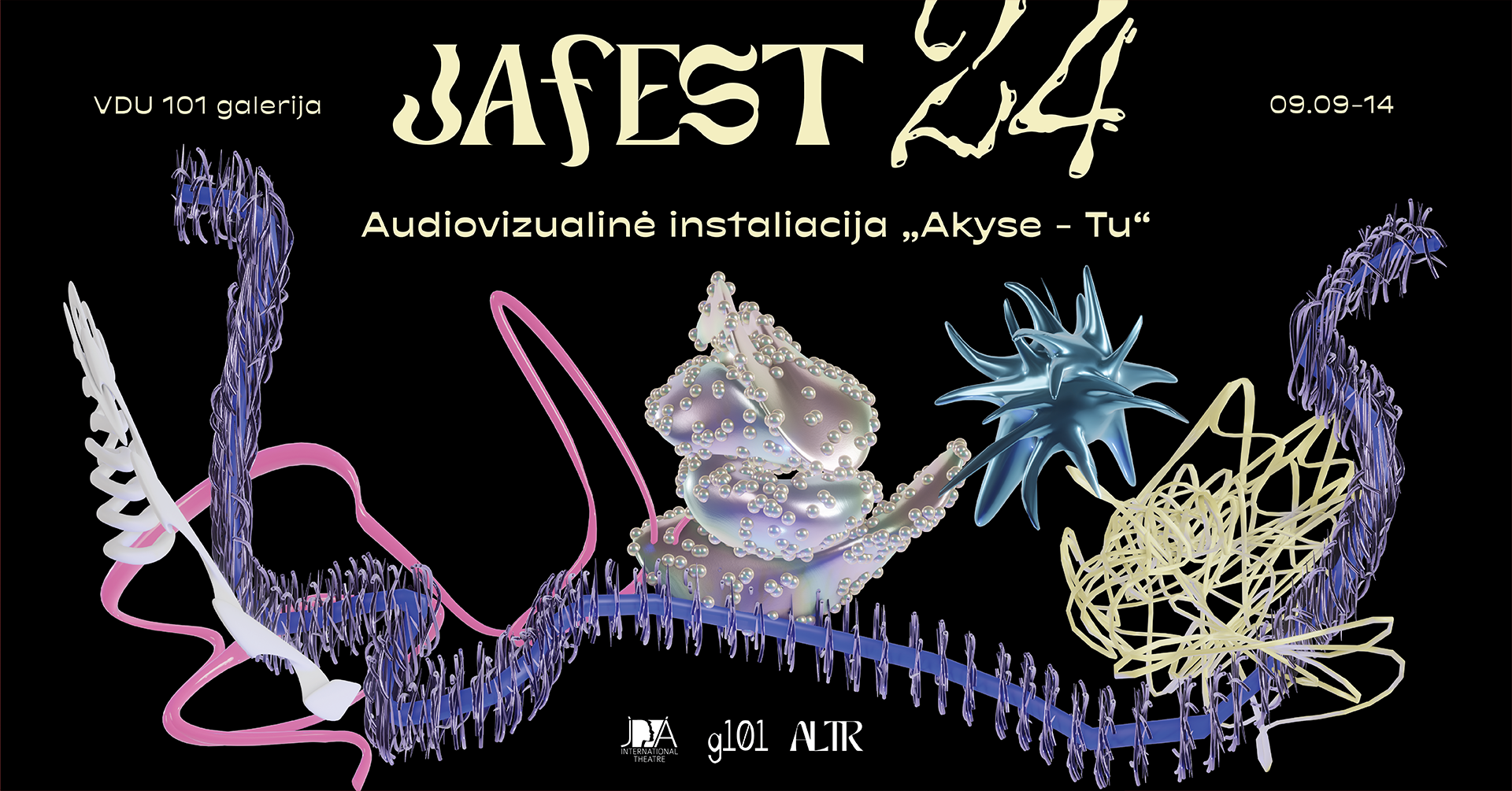 Audiovizualinė instaliacija „Akyse – tu” | JA FEST 2024