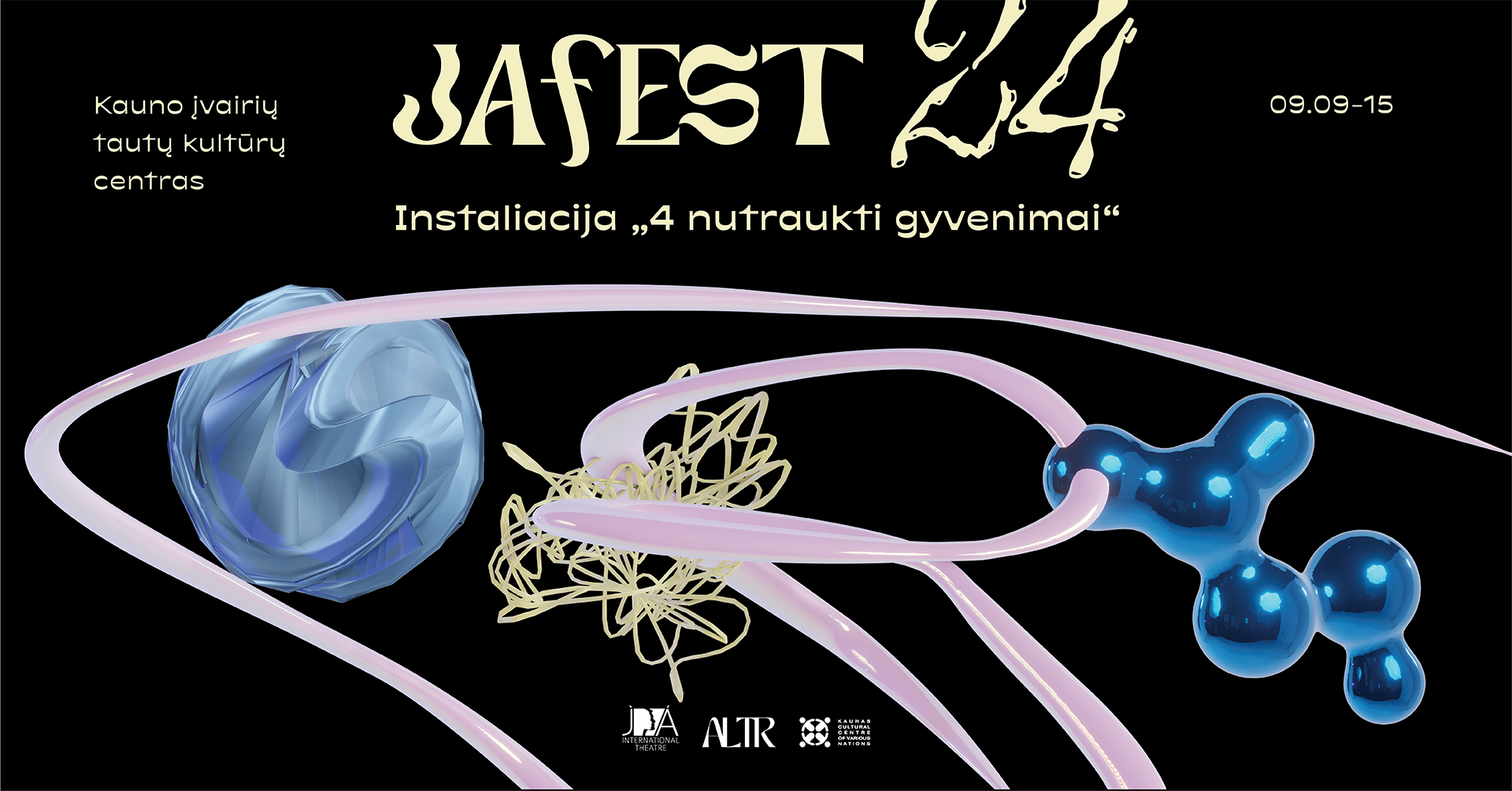 Diskusija ir instaliacija „4 nutraukti gyvenimai" | JA FEST 2024