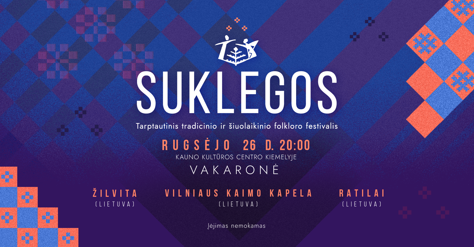 SUKLEGOS 2024 | Vakaronė! Žilvita + Vilniaus kaimo kapela + Ratilai