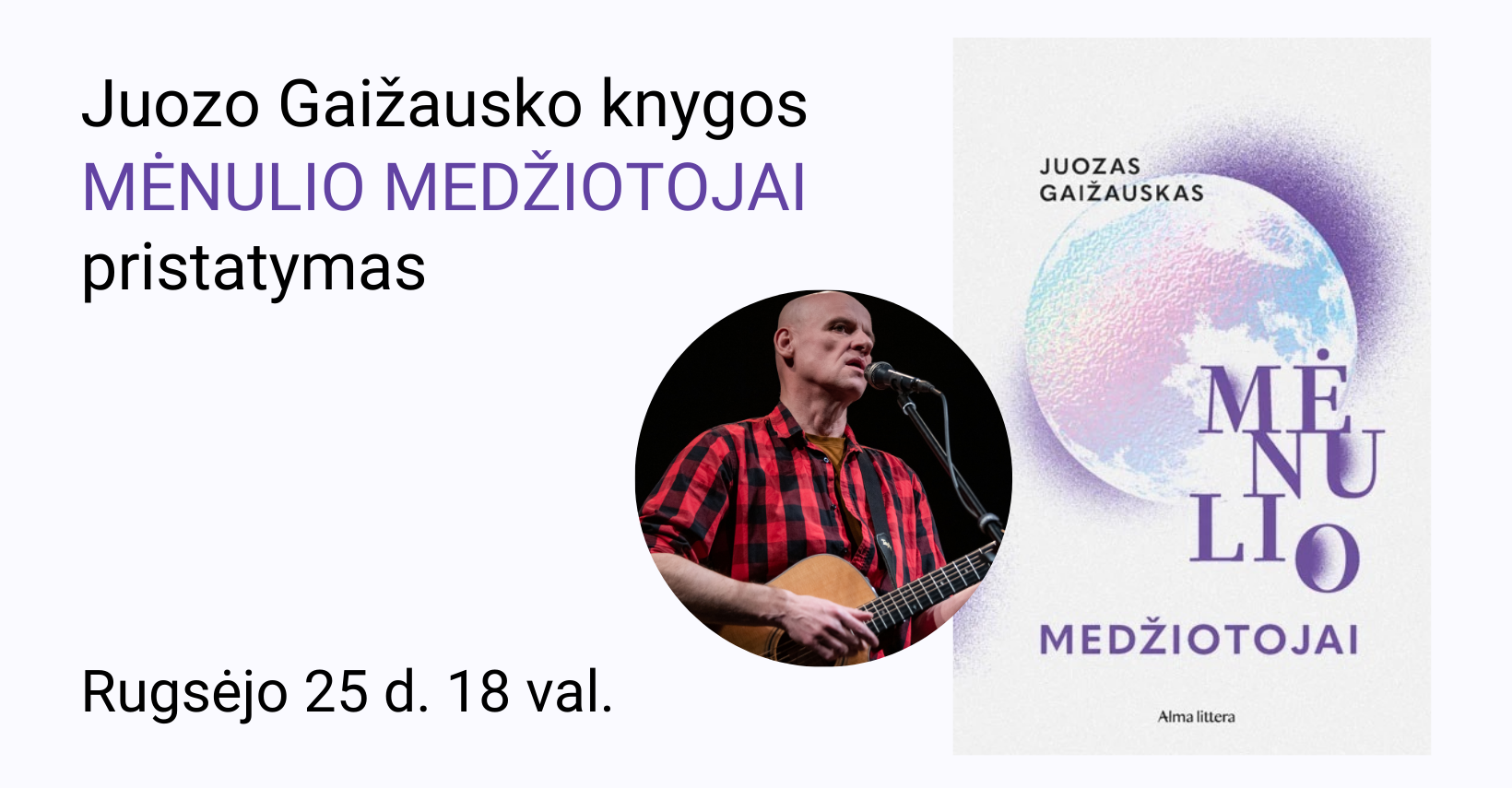 Juozo Gaižausko knygos „Mėnulio medžiotojai“ pristatymas