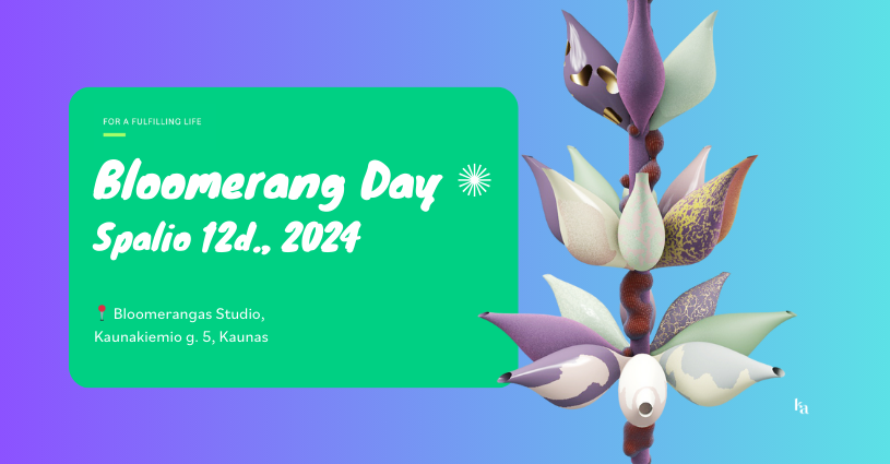 Bloomerang Day ✺ Spalio 12d., 2024