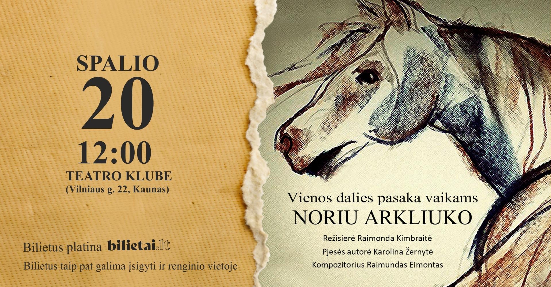 Vienos dalies pasaka vaikams "Noriu Akrliuko"