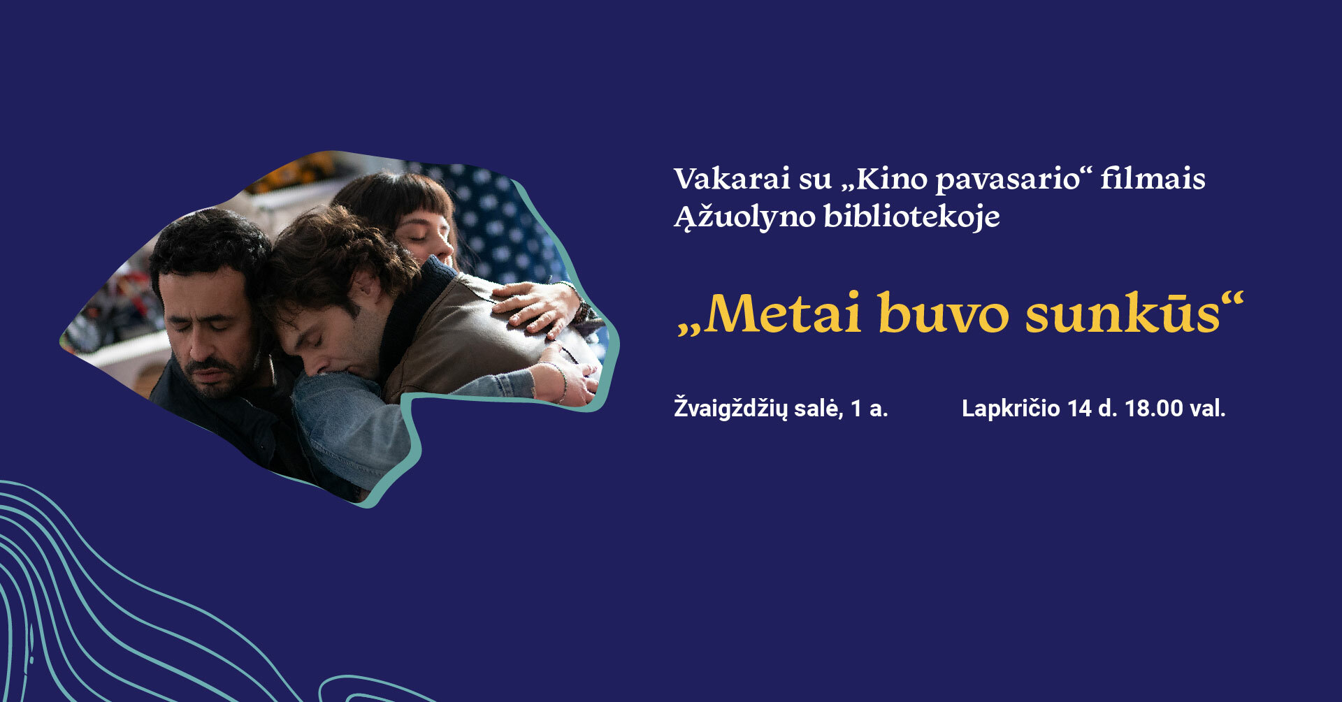 Vakarai su „Kino pavasario“ filmais Ąžuolyno bibliotekoje: „Metai buvo sunkūs“